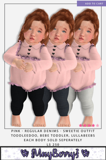 {MB} Pink - Regular Denims - BBT [unpack]