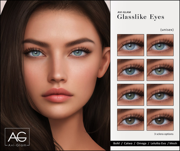 AG. Glasslike Eyes