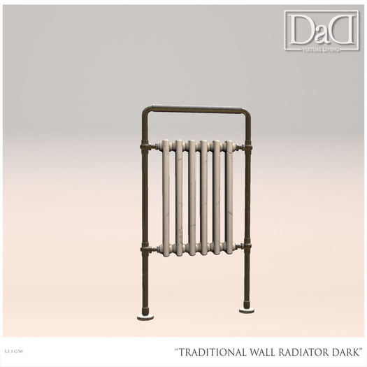 DaD - Traditional Wall Radiator Dark