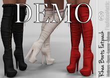 Demo Rhea Boots- Shoes Fatpack - Maitreya Lara, Lara Petite, Kupra Original, Legacy, Reborn - FashionNatic