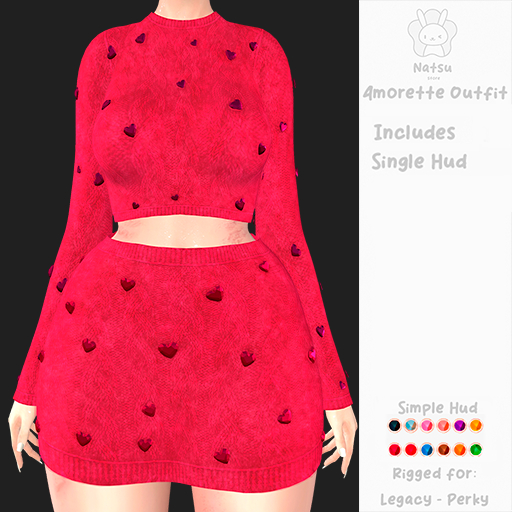 Natsu - Amorette Outfit Red