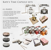 1. Nutmeg. Vintage Rotary Dial Creme RARE