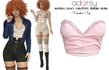 adorsy - Candice Top Soft Pink - Maitreya/Legacy/Lara Petite/Kupra/Reborn