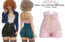 adorsy - Candice Shorts Soft Pink - Maitreya/Legacy/Lara Petite/Kupra/Reborn