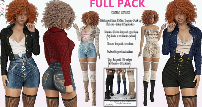 adorsy - Candice SET BUY ALL PACK - Maitreya/Legacy/Lara Petite/Kupra/Reborn