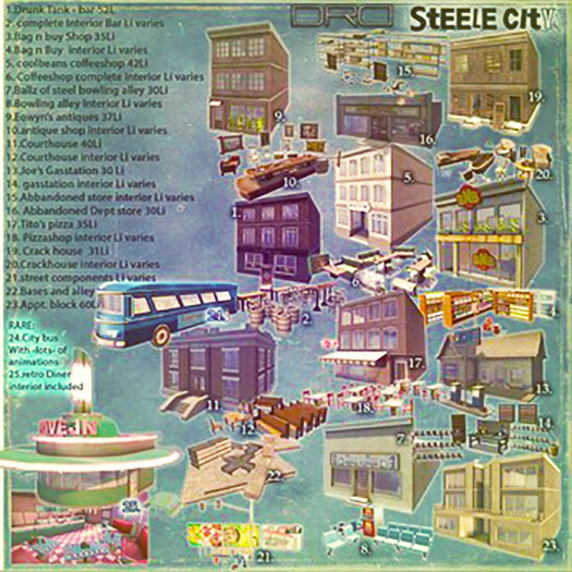 -DRD- SC Steele City - Complete Set w/ RARE's