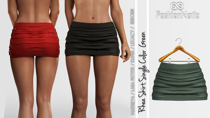 Rhea Skirt Green - Maitreya, Petite, Kupra , Legacy, Reborn, Juicy Rolls - FashionNatic