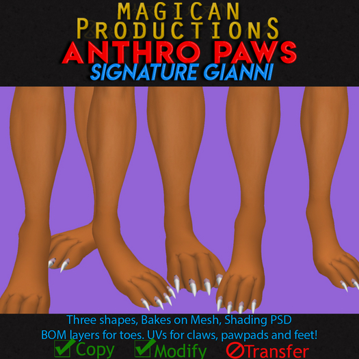 M*P Anthro Paws (GIANNI)