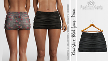 Rhea Skirt Black Jeans - Denim - Maitreya, Petite, Kupra , Legacy, Reborn, Juicy Rolls - FashionNatic