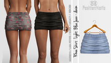 Rhea Skirt Light Blue Jeans - Denim - Maitreya, Petite, Kupra , Legacy, Reborn, Juicy Rolls - FashionNatic