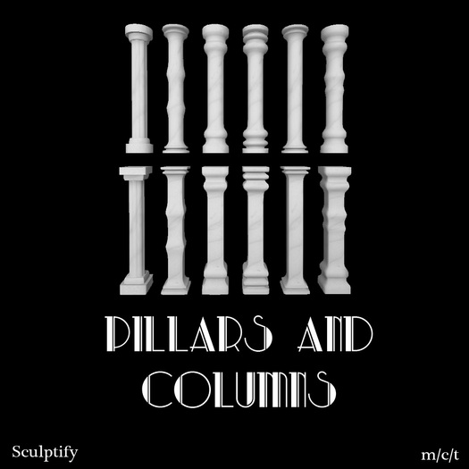 Full Perm Pillar and Column Sculpts