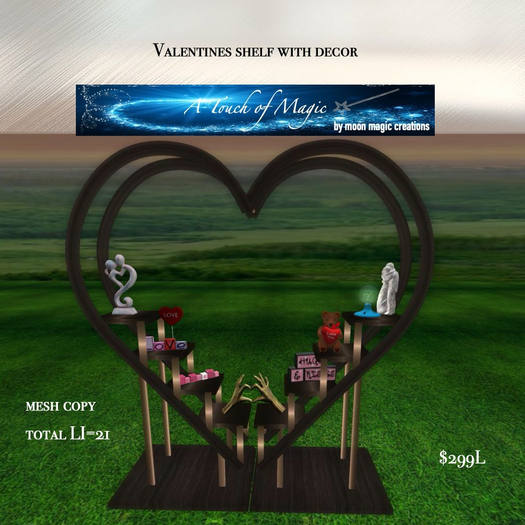 Heart Love shelf-BOX LI=21