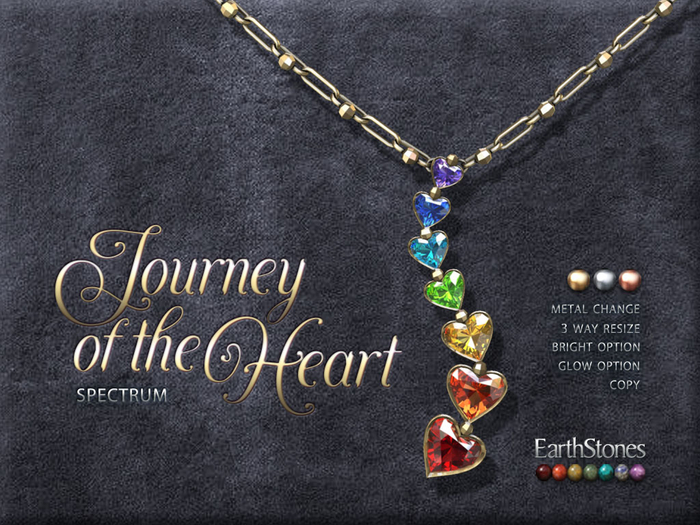 EarthStones Journey of the Heart Necklace ~ Spectrum