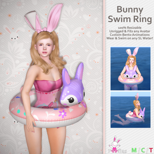 {Poofles} Bunny Swim Ring