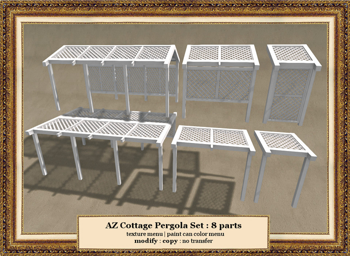 AZ Cottage Pergola Set