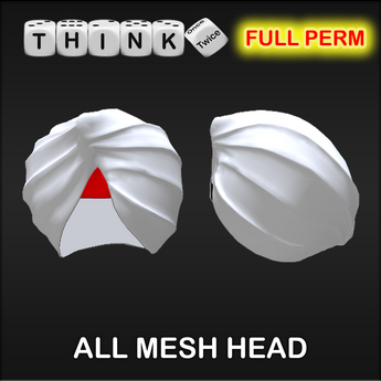 Second Life Marketplace - TT-S45-INDIAN SARDAR PAGDRI ALL MESH HEADS