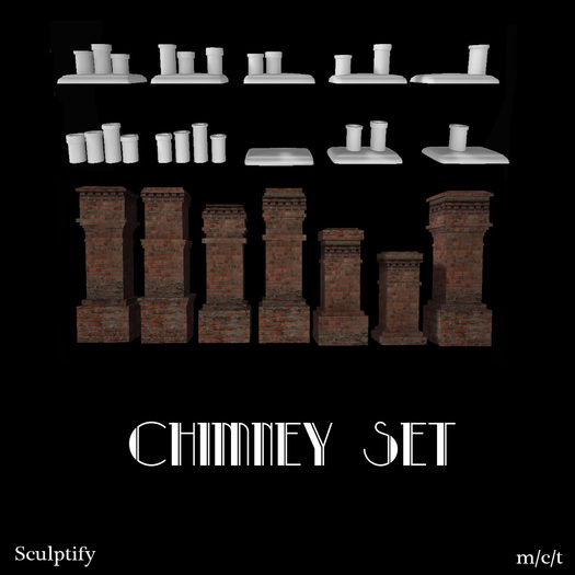 **Updated** Full Perm Chimney Sculpts