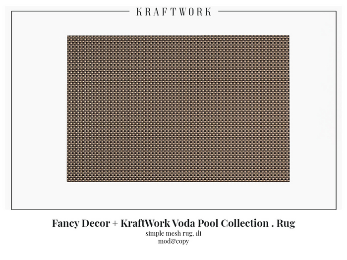 Fancy Decor + KraftWork Voda Rug (ADD)