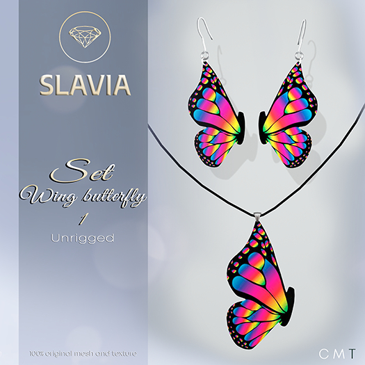 Slavia - Set WING BUTTERFLY 1
