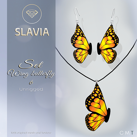 Slavia - Set WING BUTTERFLY 6