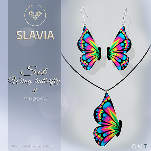 Slavia - Set WING BUTTERFLY 8