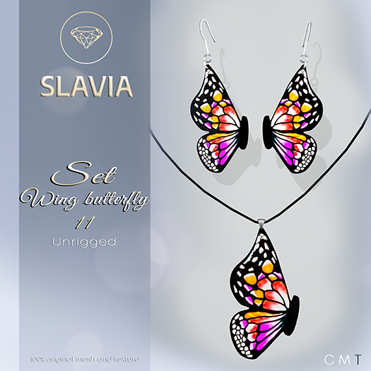 Slavia - Set WING BUTTERFLY 11