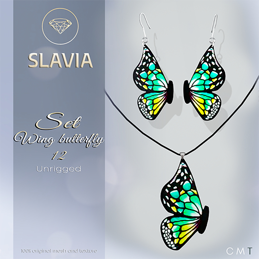 Slavia - Set WING BUTTERFLY 12