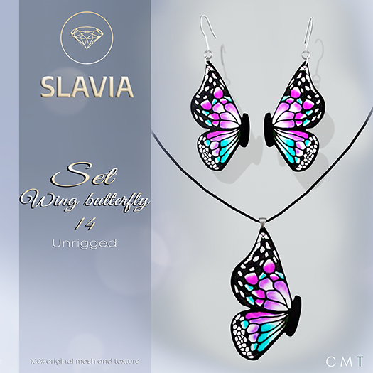 Slavia - Set WING BUTTERFLY 14