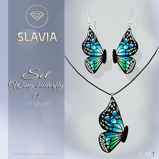 Slavia - Set WING BUTTERFLY 15