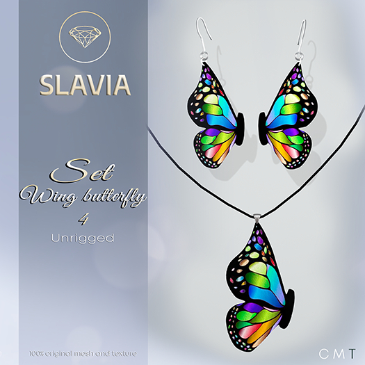 Slavia - Set WING BUTTERFLY 4