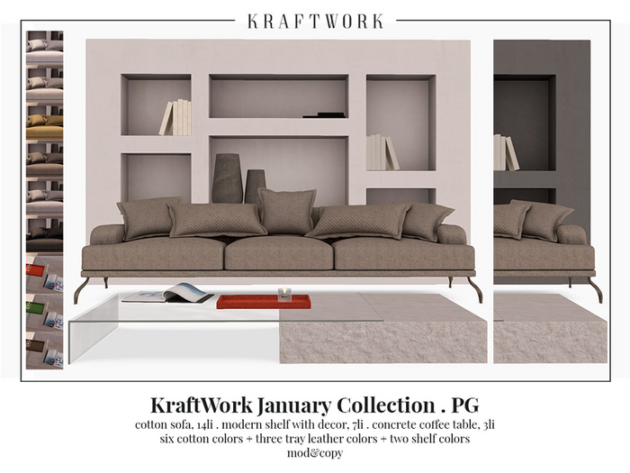 KraftWork January Collection . Fatpack PG (Add Me)