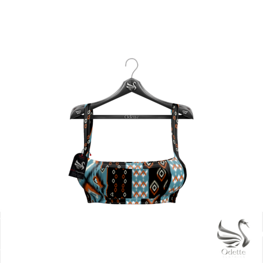 Odette - Shasta Black Pattern Shirt