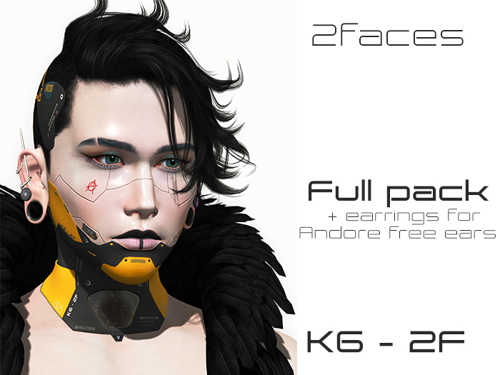 2faces - K6 - 2F full pack +earrings