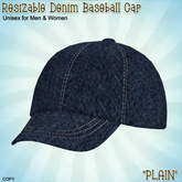 Denim Baseball Cap (BOXED) PLAIN