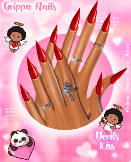 Grippa Stiletto:: Devil's Kiss Set