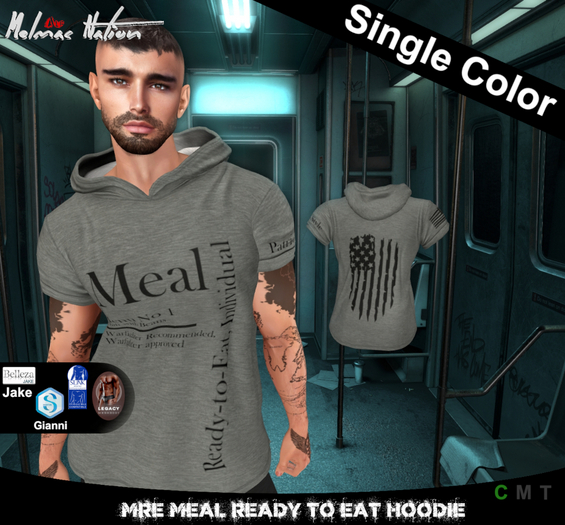 MRE Hoodie Grey