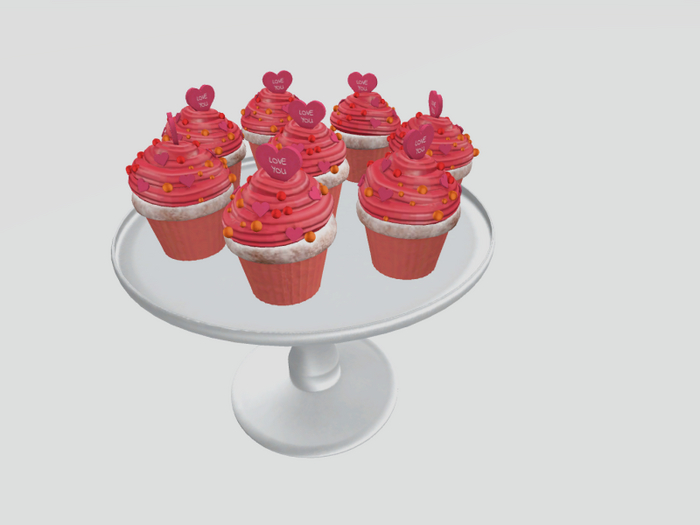 1 DUST: Valentine's Cupcakes RARE [touch to attach]