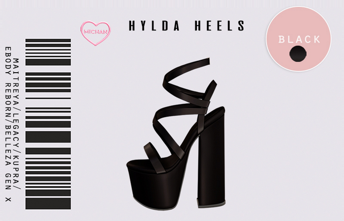MICHAN - Hylda Heels [Black]