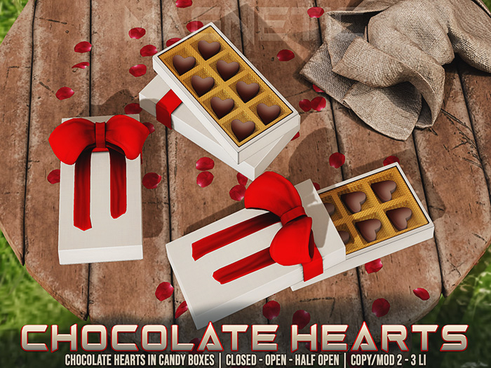 Magnetic - Chocolate Hearts