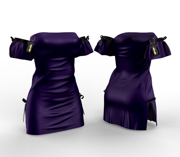 Violet Ribbon Dress