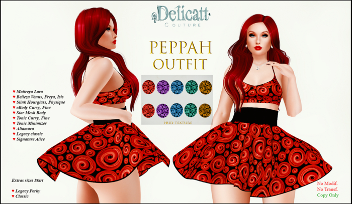 Delicatt couture - Peppah Outfit - 2023#Feb#09