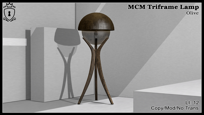 ~L:B~ MCM Triframe Lamp-Olive