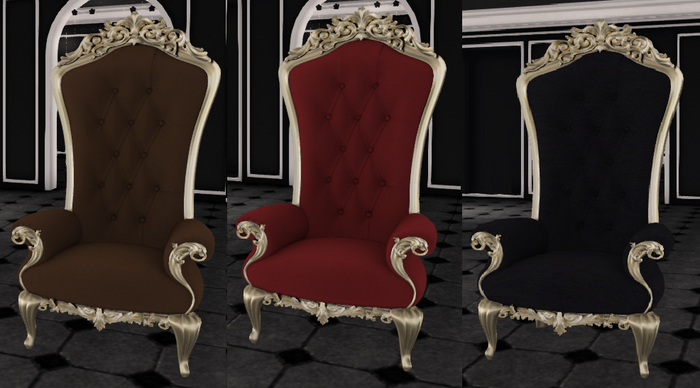 18X-A ROYALTY COUPLES LEATHER LOVE CHAIR -BLACK