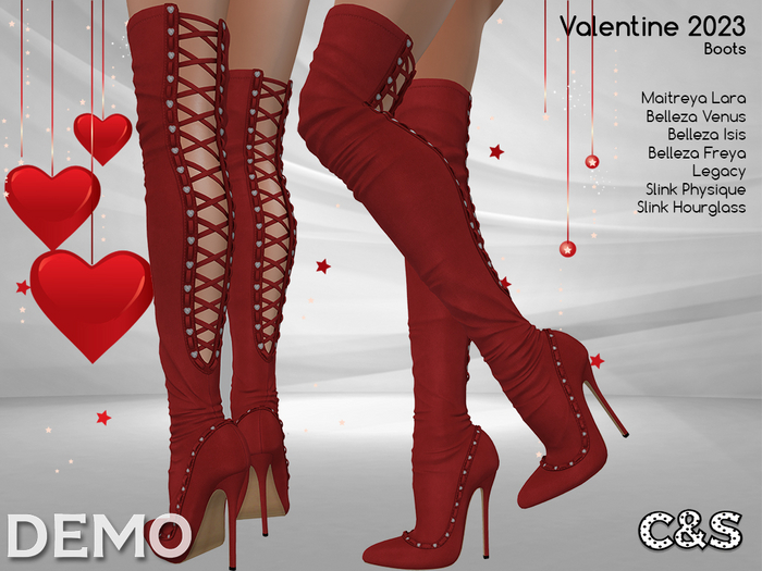 C&S Valentine 2023 Boots Demo