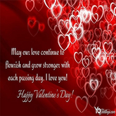 Valentines Day Card-Our Love Flourish