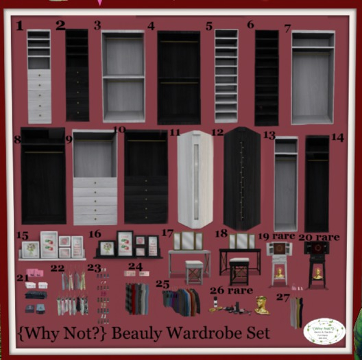 19.{Why Not?} Beauly Wardrobe JEWELRY BOX W RARE