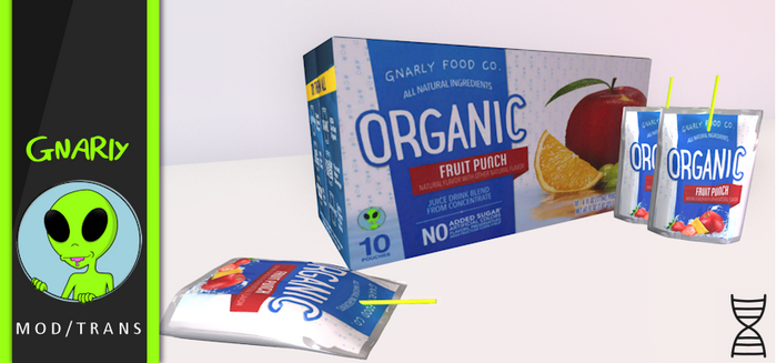 Gnarly. - Fruit Punch Drink Pouch Box (My Story)