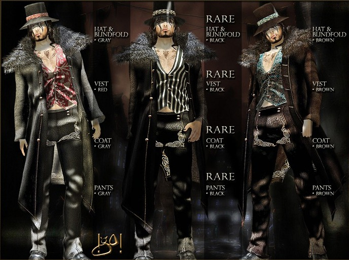 !gO! Thief Coat - Black RARE