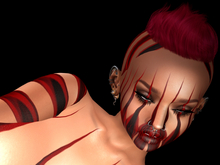 Tattoo Female *Crazy Creation* BOM Black/Red