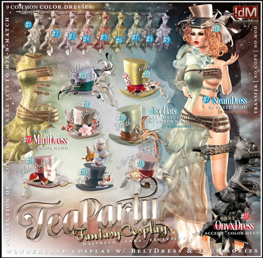 17 !dM TeaParty **ONYX RARE** (BOX LARA) RARE